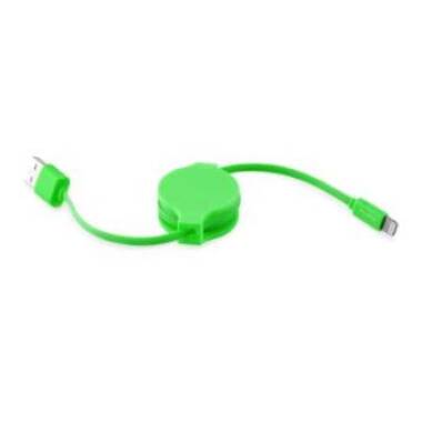 Kabel do iPhone/iPad Puro Lightning/USB - zielony 