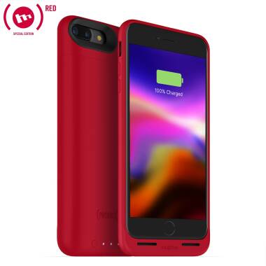 Etui z baterią 2420mAh do iPhone 7/8 plus Mophie Juice Pack Air - czerwone