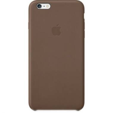 Etui do iPhone 6/6S Plus Apple Leather Case - oliwkowy brąz