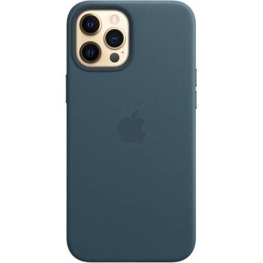 Etui do iPhone 12 Pro Max Apple Leather Case z MagSafe - niebieski