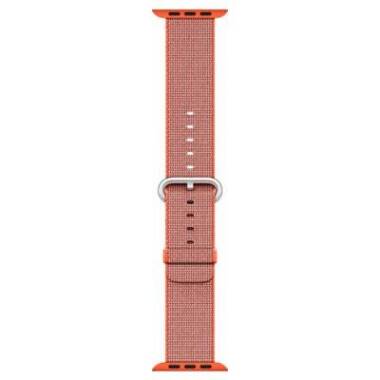 Pasek do Apple Watch 42/44mm z plecionego nylonu Apple - pomarańczowy