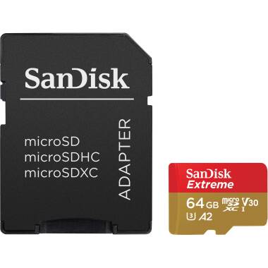 Karta pamięci microSDXC SanDisk Ultra 64GB + SD Adapter