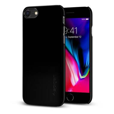 Etui do iPhone 7/8 Spigen Thin Fit Jet - czarny