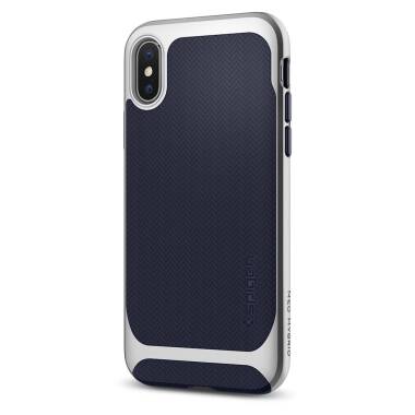 Etui do iPhone X Spigen Neo Hybrid - niebieskie 