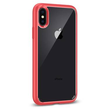 Etui do iPhone X Spigen Ultra Hybrid - czerwone 