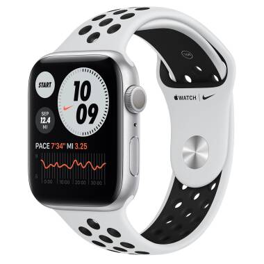 Apple Watch Nike+ SE 40mm Srebrny z paskiem sportowym w kolorze czystej platyny