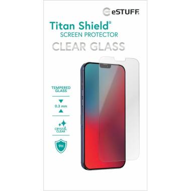 Szkło hartowane do iPhone 12/12 Pro eSTUFF Titan Shield Clear Glass