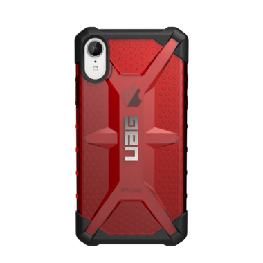 Etui do iPhone Xr UAG Plasma - czerwone przeźroczyste