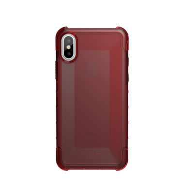 Etui do iPhone X/Xs UAG Plyo - czerwone przeźroczyste