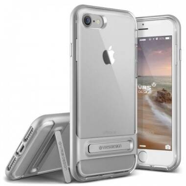 Etui do iPhone 7/8/SE 2020 Verus Crystal Bumper - srebrne 