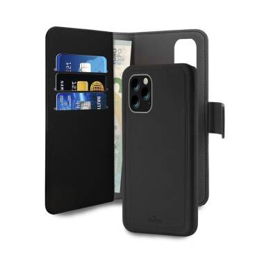 Etui do iPhone 11 Pro Puro Wallet - czarne 