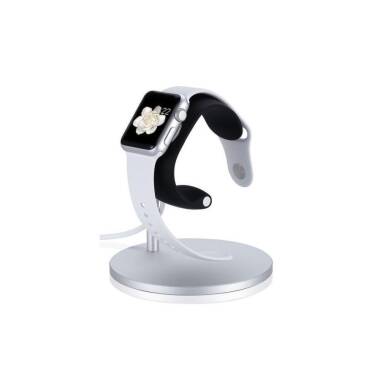 Ładowarka do Apple Watch Just Mobile Lounge Dock - srebrna