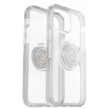 Etui do iPhone 12/12 Pro OtterBox Symmetry POPSockets - Przeźroczyste