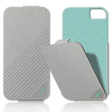 Etui do iPhone 5/5s/SE X-Doria Dash Flip - szare 