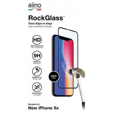 Szkło hartowane do iPhone XR Aiino RockGlass Full Cover  