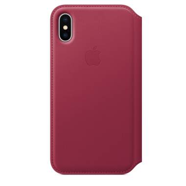 Etui do iPhone X  Apple Lether - czerwone