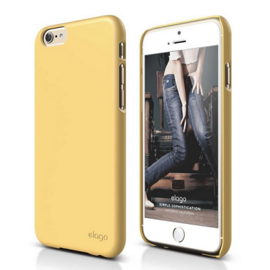 Etui do iPhone 6/6S Elago Slim Fit 2 - zółte