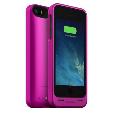 Etui z baterią 1500 mAh do iPhone 5/5S/SE Mophie Juice Pack Helium - różowe