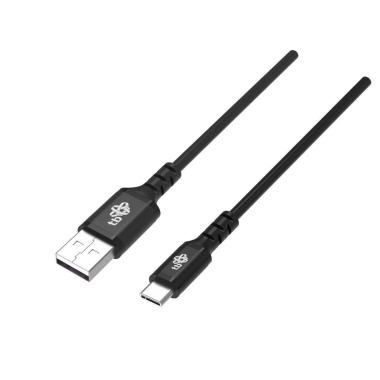 RZESZÓW Kabel USB - USB-C TB 1m silikonowy - czarny AKTBXKUCMISI10B