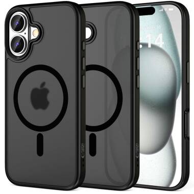 Etui do iPhone 16 Tech-Protect MagMat MagSafe matte black - czarne