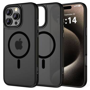 Etui do iPhone 16 Pro Tech-Protect MagMat MagSafe matte black - czarne