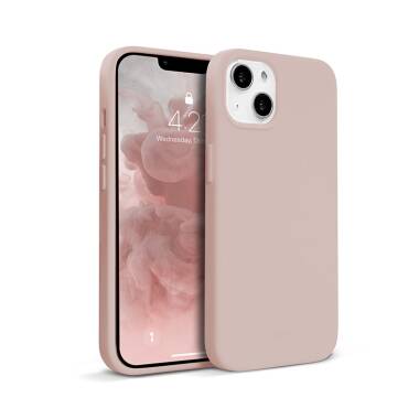 Etui do iPhone 13 Crong Color Cover - Piaskowy Róż