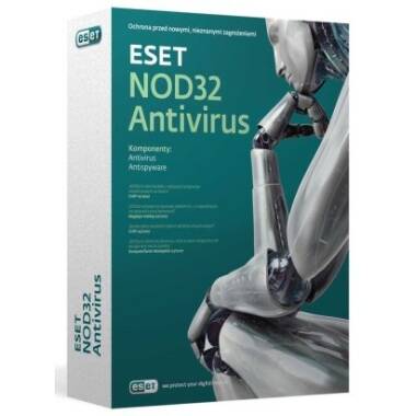 ESET NOD32 AntiVirus PL Box 1 użytkownik, 2 lata