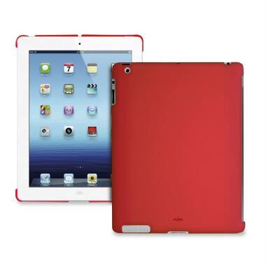 PURO Back Cover - Plecki new iPad/iPad 2 (czerwony)