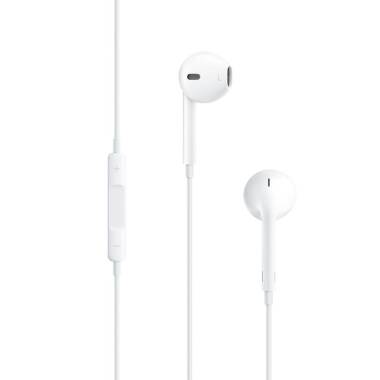 Słuchawki douszne EarPods firmy Apple z pilotem i mikrofonem
