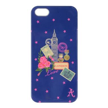 Etui do iPhone 5/5s/SE Accessorize London - granatowe