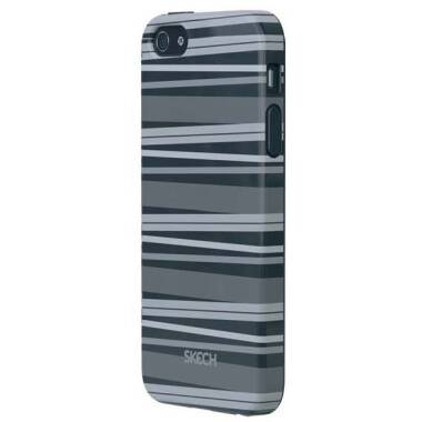 Etui do iPhone 5/5s/SE Skech Groove - szare 