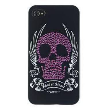 Etui do iPhone 4/4s GlamRox - czarne 