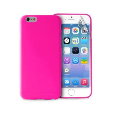 PURO Ultra Slim "0.3" Cover iPhone 6 4.7 Różowy + Folia