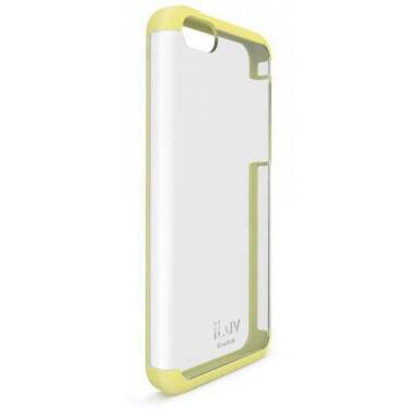 Etui do iPhone 5C iLuv Vyneer Dual Material - żółte