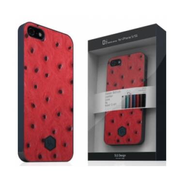 Etui do iPhone 5/5s/SE SLG Design D3 IOL - Czerwone