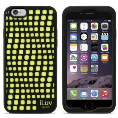 Etui do iPhone 6/6s iLuv Aurora Wave - czarne 