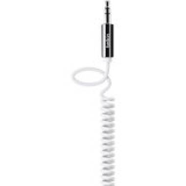 Belkin Premium Coiled Aux-in Audio Cable, 1.8m biały 