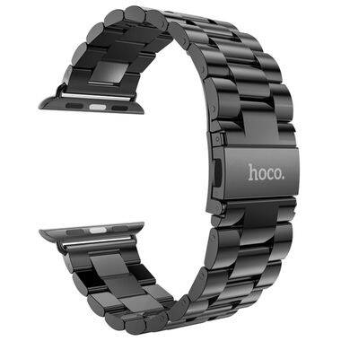 Bransoletka do Apple Watch 42mm Hococase ze stali nierdzewnej  Czarna