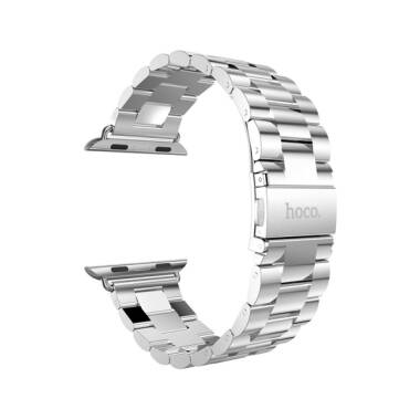 Bransoleta do Apple Watch 42/44/45/49 mm Hococase ze stali nierdzewnej - srebrna