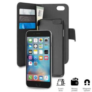Etui do iPhone 7/8 Plus PURO Wallet Detachable - czarne