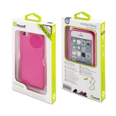Etui do iPhone 5c MUVIT Pink Minigel Case - różowe