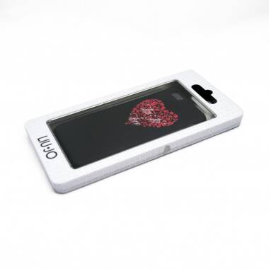 Etui do iPhone SE/5/5S Liu Jo Black Metal Case - białe