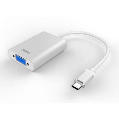 Przejściówka UNITEK z USB-C do VGA Y-6308