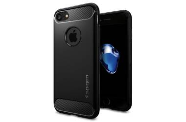 Etui do iPhone 7/8/SE 2020 Spigen Rugged Armor - czarne
