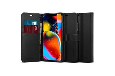 Etui do iPhone 11 Spigen Wallet S - czarne
