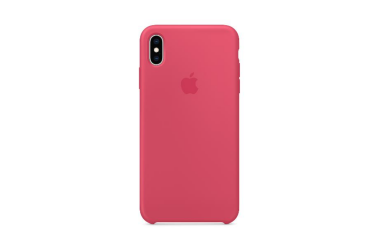 Etui do iPhone Xs Max Apple Silicone Case - Hibiscus