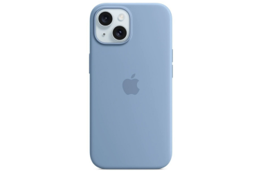 Etui do iPhone 15 Apple Silicone MagSafe - Zimowy Błękit