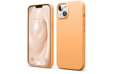 Etui do iPhone 13 Elago Soft Silicon Case - pomarańczowe