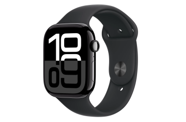 MWY43ET/A Apple Watch S10 46mm Cellular aluminium w kolorze onyks z paskiem sportowym w kolorze czarnym M/L Rzeszów