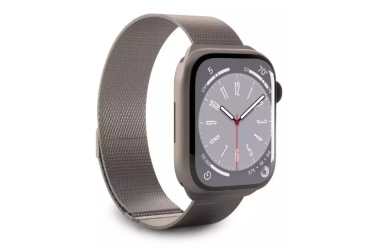 Pasek do Apple Watch 42/44/45mm Puro Milanese Magnetic Band titanium